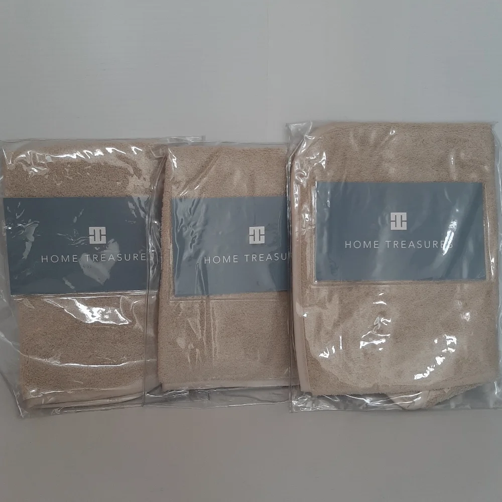 Home Treasures Izmar Face Towels Candlelight (set of 3)